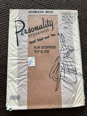 Personality Stockings Seamless Run proof Heel & Toe 15 Denier Nylon Rhapsody 9